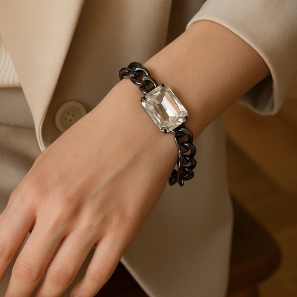 💫 Elegant Silver Chain Bracelet – Modern Minimalist Everyday Jewelry